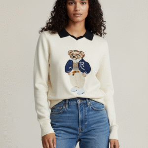 Blusa de  manga larga polo