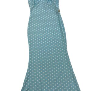 Vestido largo estampados de puntos