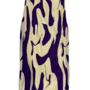 Vestido largo plisado