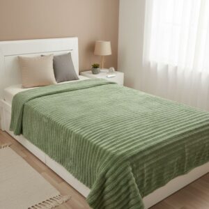 cobijas suaves  verde