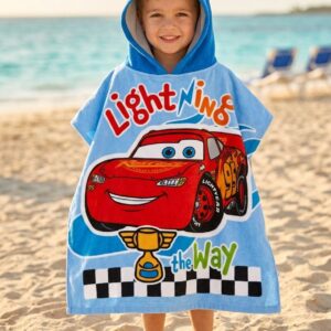 toalla  de capucha Rayo McQueen