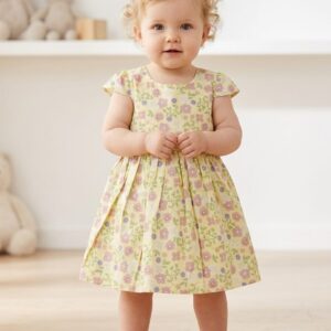 vestido  amarillo florial