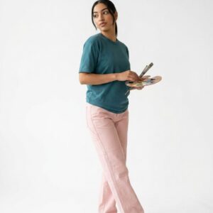 Jeans wide leg dama
