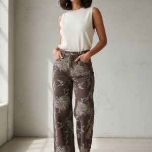 Jeans baggy wide leg  cafe