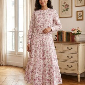 Conjunto dama estampado flores