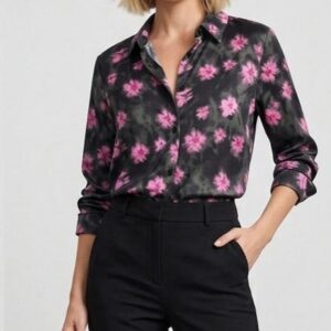 camisa estampada floral