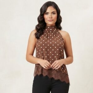 Blusa Elegante de Lunares